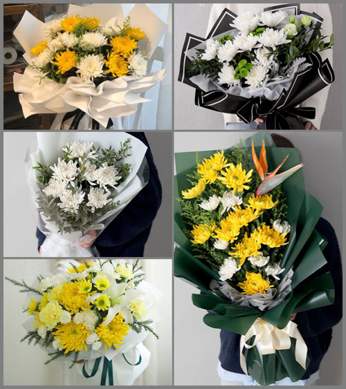 贵州毕节市黔西县花溪乡安作村白事花束代送